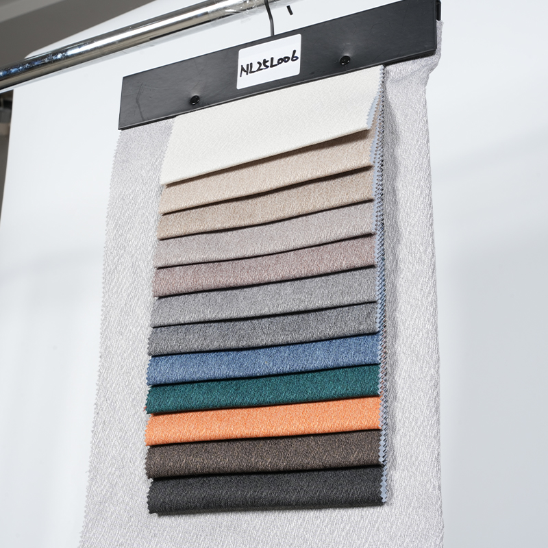 Tecido de sofá de poliéster jacquard com listras inclinadas finas Tecido de sofá de poliéster jacquard com listras inclinadas finas